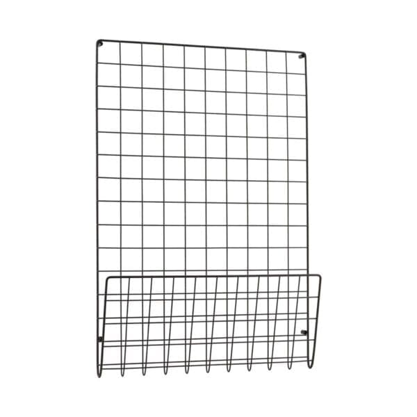 Noticeboard Mesh black 50x6cm