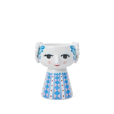 Eva Ljósastaki H9,5cm bláur