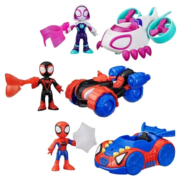 Spidey & Friends Vehicle & Figurur 7,6 cm Asst.