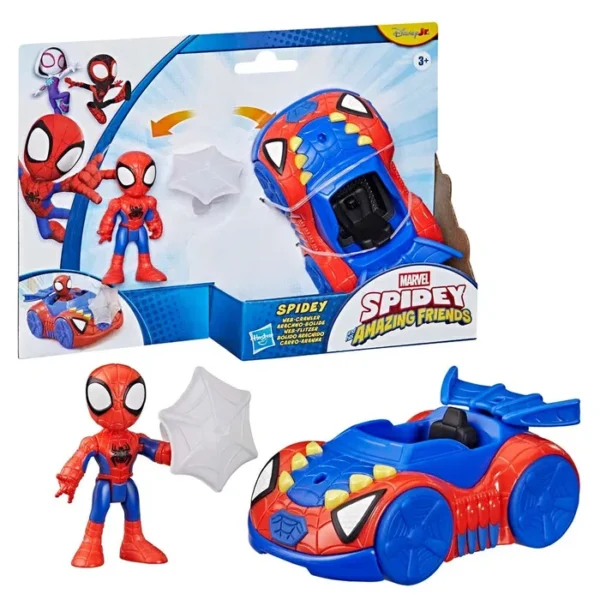 Spidey & Friends Vehicle & Figurur 7,6 cm - Spidey