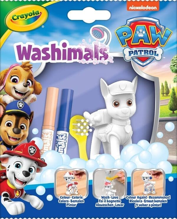 Crayola Washimals Paw Patrol Pets Asst.