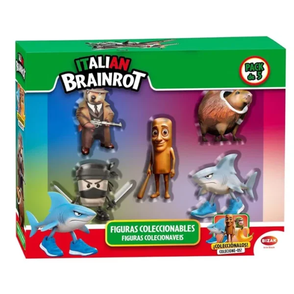 Brainrot figurar 5 stk, 5cm