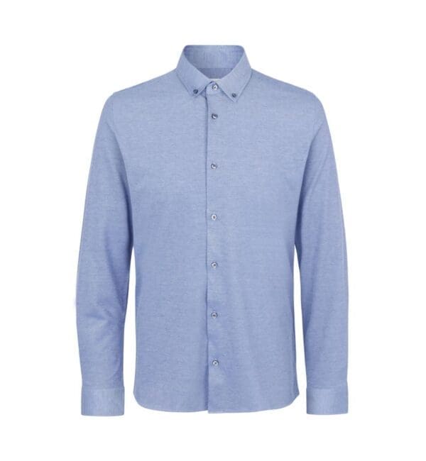 The Jersey skjúrta slim-fit, ljósablá