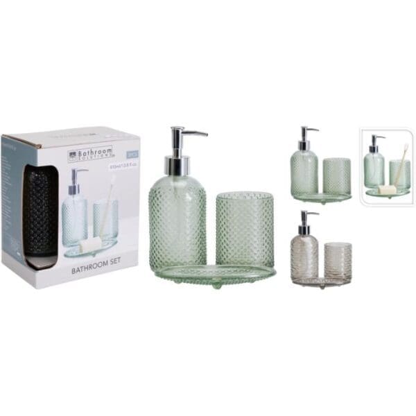 Baðirúmsset 3 deilir, glas