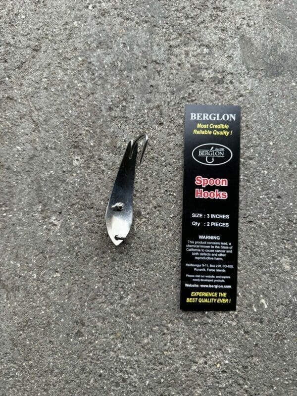 Plátuhúkar 3" silvur 2 stk