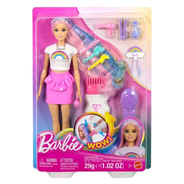 Barbie Rainbow Sparkle Hair Play dukka