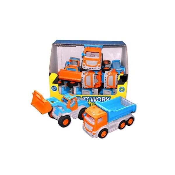 6 lastbilar & 4 bulldozere +3år