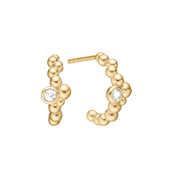 Tankebobler, gyltir oyraringar, sterling silvur