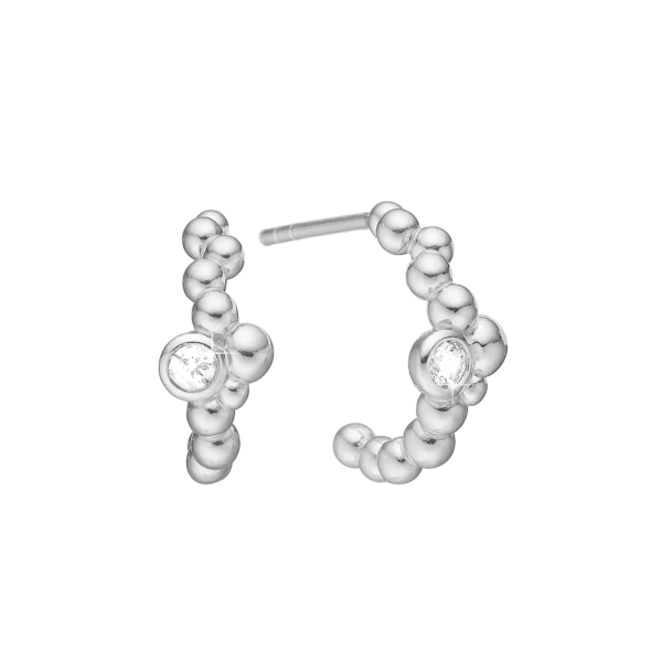 Tankebobler oyraringar, sterling silvur