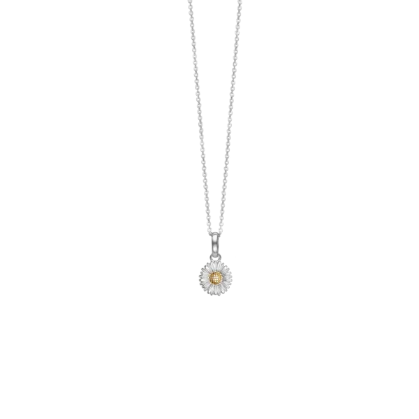 Marguerit hálsketa til børn, 38cm, sterling silvur