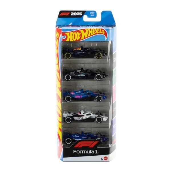 Hot Wheels F-1 Racing 2025 1:64 5-pack