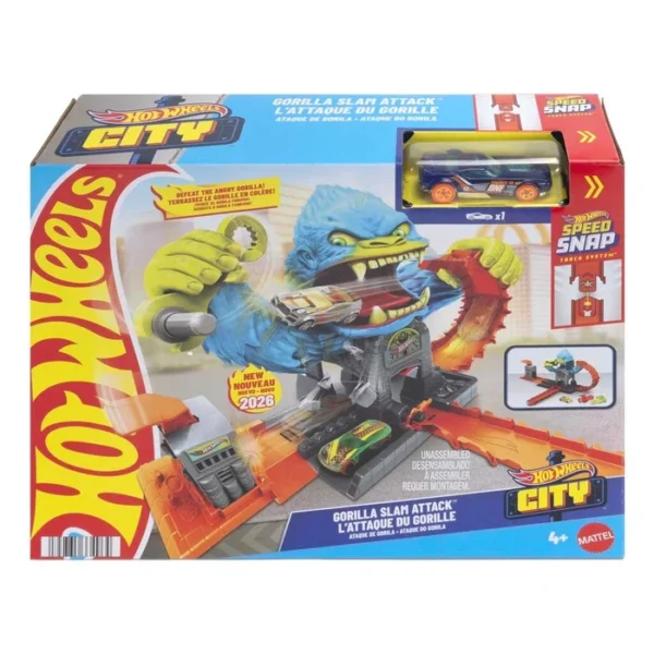 Hot Wheels City Nemesis Gorilla Garage Attack
