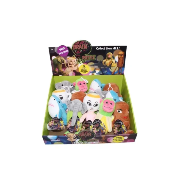 Brainrot Brain Rottiz Plush 15cm Clip-On ass.