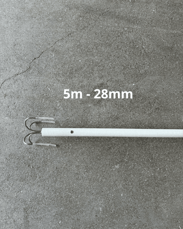 Langhaki glasfibur v/fýrakróki 5m 28mm