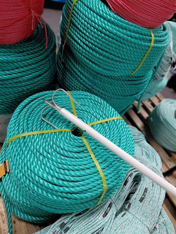 4 prong gaff 4m 28mm glasfiberhandle