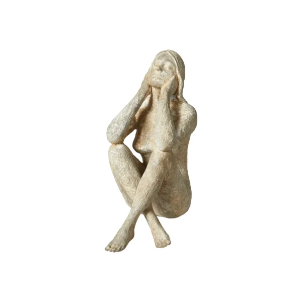 Figurur kvinna 19x12x23 cm