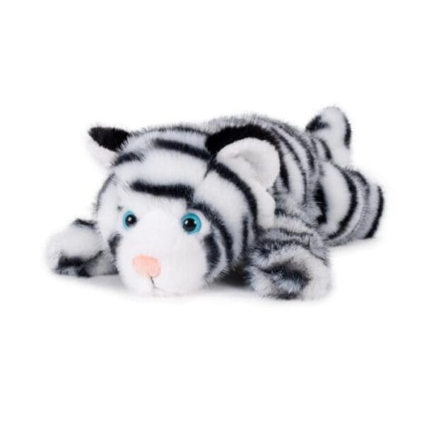 Tikari fluffy bamsa 25cm hvítur/svartur