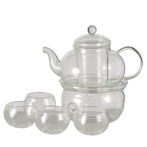 NIven Tekanna - 650 ml v/ 4 gløsum