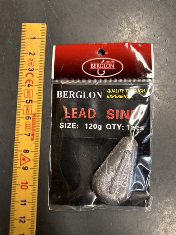 Lodd, Lead sinkers 120g 1 pcs/bag