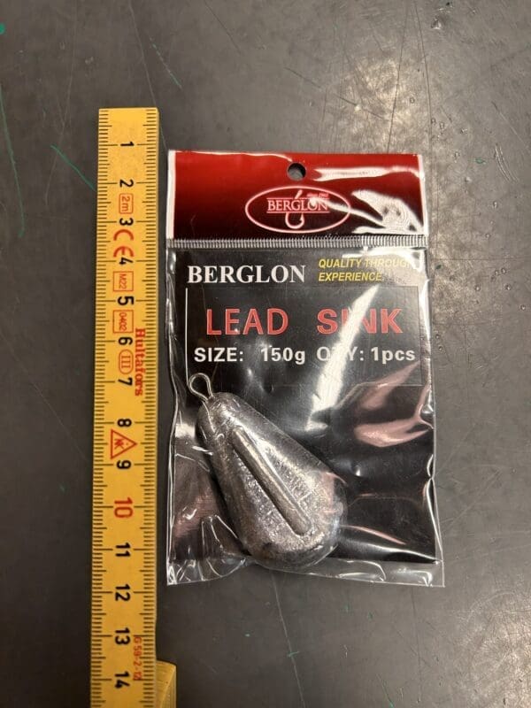 Lodd, Lead sinkers 150g 1 pcs/bag