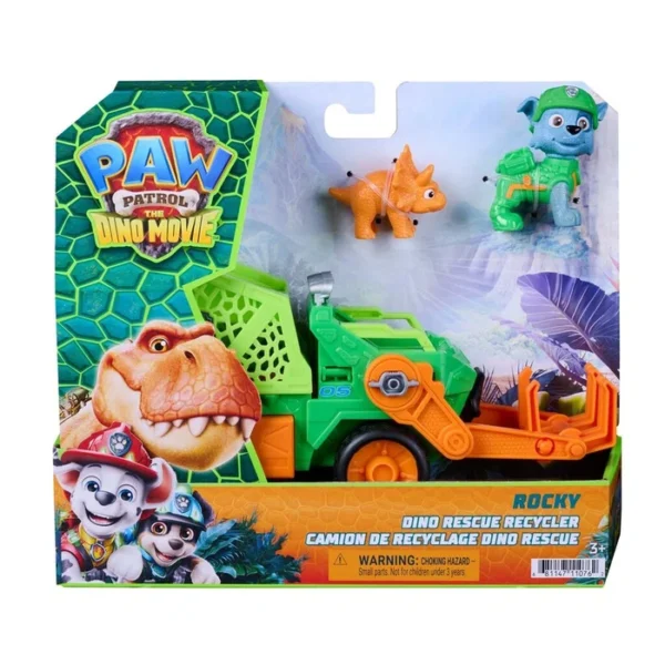 Paw Patrol Movie 3 Dino Theme Vehicle Rocky