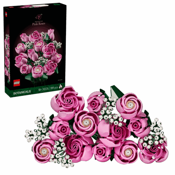 Buket af pink roser