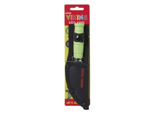 LITTLE VIKING KIDS KNIFE 2.7"/7CM GREEN
